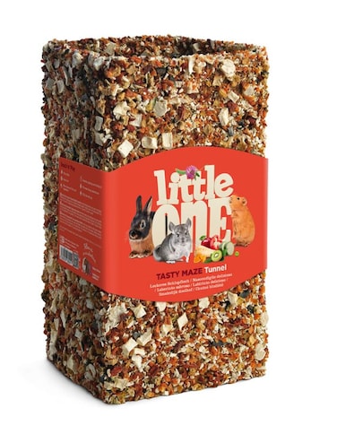 نفق متاهة لذيذ للحيوانات الأليفة الصغيرة، وزن 410 غرام - مكافأة صالحة للأكل للمضغ واللعب