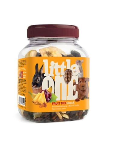 Little One&trade; Fruit Mix Snack for Rabbits and Rodents 180g &ndash; Natural Dried Fruit Treats