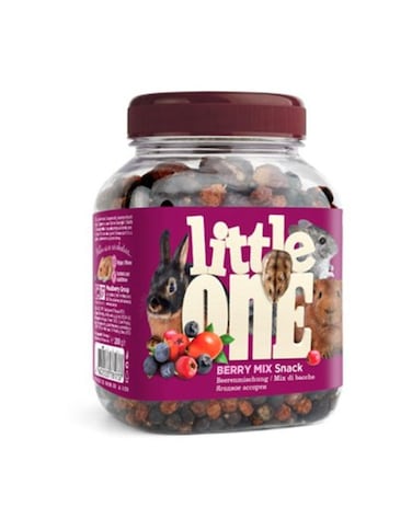 Little One Berry Mix Snack 180g &ndash; Tasty &amp; Nutritious Treat for Small Pets