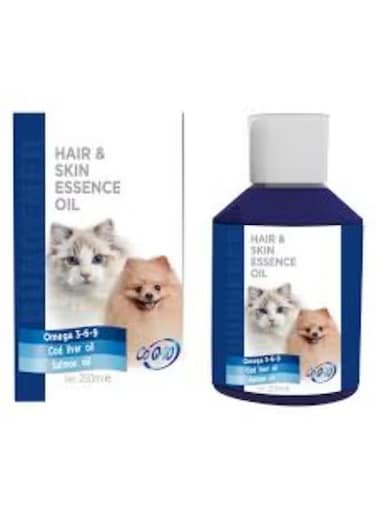 Bungener Hair &amp; Skin Essence Oil Radiant Coat &amp; Dermal Support Fish Oil Flavor 250ml From Varmacy
