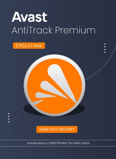 Avast AntiTrack Premium   3 PCs for 1 Year   Digital License   SAME DAY DELIVERY