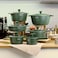 Arshia 12-piece Green Diamond Cookware Set