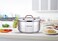 Arshia Stainless Steel Casserole with 2Lid 32cm