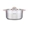 Arshia Stainless Steel Casserole with 2Lid 32cm