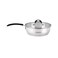 Arshia Stainless Steel Frypan long Handle with 2 Lids 28cm