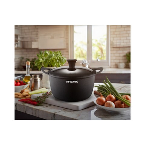 Arshia Casserole With Lid 28cm Black