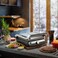Arshia Smart Grill Pro 2000 W &ndash; 180&deg; Flat-Open Electric Table Grill with Stone-Grain Coating