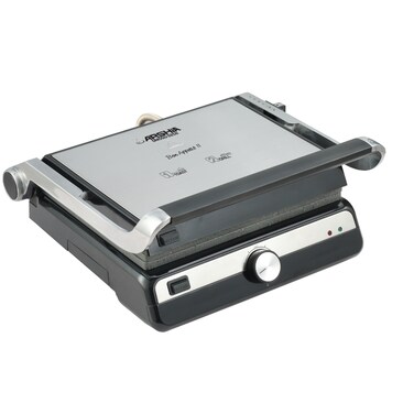 Arshia Smart Grill Pro 2000 W &ndash; 180&deg; Flat-Open Electric Table Grill with Stone-Grain Coating