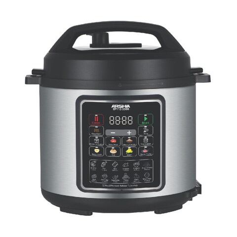 Buy Arshia Digital Pressure Express Cooker 6L Online Carrefour UAE