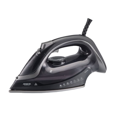 Arshia Steam Iron (Black &amp; Silver)