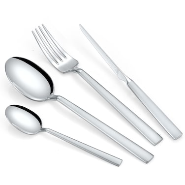 Arshia TM339M Silver Matte 95-Piece Cutlery Set