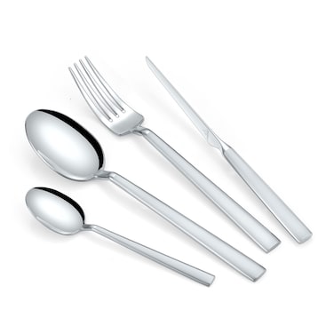 Arshia TM339S Shiny Silver 95pcs Cutlery Set