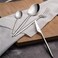 Arshia 95 pcs Silver Matte Cutlery Set