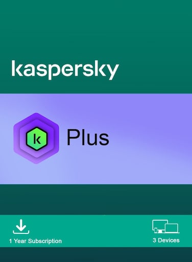 Kaspersky Plus   3 Devices 1 Year   2025   Digital License   Same Day Delivery
