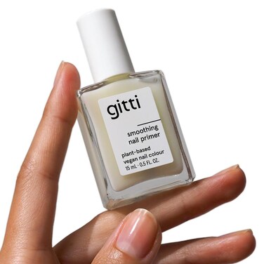 gitti Smoothing Nail Primer, Vegan 30-Free Base Coat, 0.5 Fl Oz