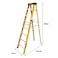 Stanley Fiberglass Step ladder, 7 Steps + Tool Holder, Lightweight, Safe for Electrical Work, Supports Up to 150 Kg