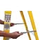 Stanley Fiberglass Step ladder, 7 Steps + Tool Holder, Lightweight, Safe for Electrical Work, Supports Up to 150 Kg
