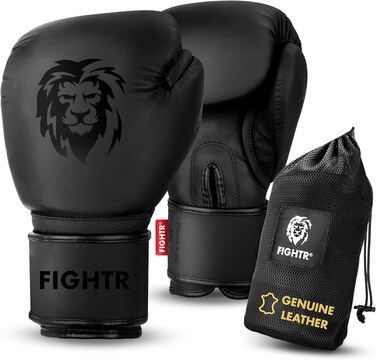 FIGHTR&reg; Premium Boxing Gloves - Ideal Stability &amp; Impact Strength   Punching Gloves for Boxing, MMA, Muay Thai, Kickboxing &amp; Martial Arts   Includes Carry Bag 08 oz
