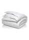 White Duvet, Single Size 160x210 cm, 65 GSM Ultra-Light Summer Quilt, Thin Breathable Bedding for Hotels and Home Use Microfiber White