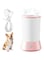 Cxqbsmy Pet Foot Washing Cup, Portable Pet Paw Cleaner, 360&deg;Automatic Rotating Foot Wash for Cats and Dogs, Soft Silicone Cat Dog Bath Grooming Brush for Cleaning Dirt From Footprints (Pink)
