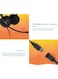 Snom A310D Wired Headphone, 40mm Speaker Diameter, 100Hz-10.0kHz Mic Frequency, Passive Noise Cancelling, 270&deg; Flexible and Rotatable Microphone Boom
