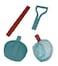 CompacToys 2-in-1 Shovel &amp; Grid Sand Toy &ndash; Adjustable Handle Shovel and Sieve Set for Kids, Ideal for Beach, Sandbox &amp; Garden Play, Compact &amp; Travel-Friendly