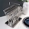 Arshia 48-piece Gold Silver Cutlery Set with Stand