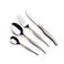 Arshia 48-piece Gold Silver Cutlery Set with Stand