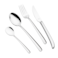 Arshia 48-piece Shiny Silver Cutlery Set with Stand