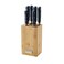 Arshia 7-Piece Knife Set with Wooden Block