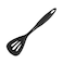 Arshia Black Silicone Slotted Turner, Heat-Resistant Nonstick Spatula