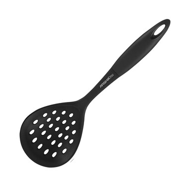 Arshia Black Silicone Skimmer, Heat-Resistant Multi-Purpose Utensil