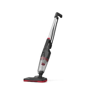 Arshia 3-in-1 Stick Vacuum Cleaner (Black + Red) &ndash; 19 kPa Powerful Corded Vacuum with HEPA Filter, Handheld Mode &amp; Rotating Brush Head