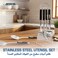 Arshia 7-Piece Stainless Steel Utensil Set, Complete Kitchen Tool Set