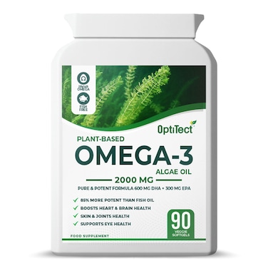 Optitect Plant-Based Omega-3, 90 Veggie Softgels
