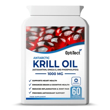 Optitect Antarctic Krill Oil, 60 Softgels