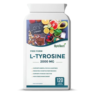 Optitect L-Tyrosine, 120 Veggie Capsules