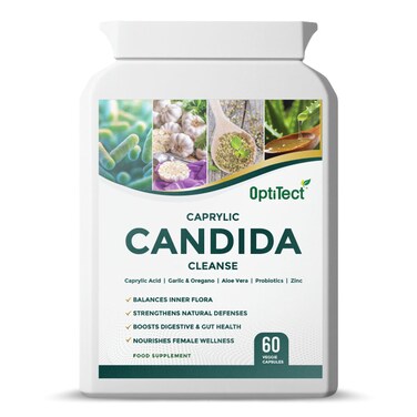 Optitect Caprylic Candida Cleanse, 60 Veggie Capsules