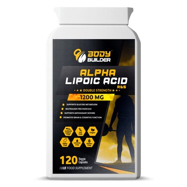 Body Builder R&amp;S Alpha Lipoic Acid, 120 Veggie Capsules