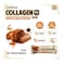 Laperva Collagen Chocolate Protein Bar, Caramel Brownie Flavor, Box Of 12 Bars, 34% Protein, 7g Collagen, High Fiber, No Added Sugar
