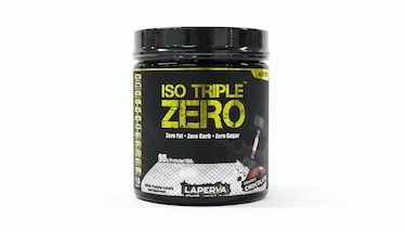 Laperva ISO Triple Zero Whey Protein Isolate &ndash; Gourmet Chocolate Flavor 1LB   Zero Sugar, Zero Fat, High Protein Supplement
