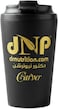 Laperva Carver Black Stainless Steel Mug, 12oz, Insulated Travel Mug, Leak-Proof Lid, Durable Matte Finish, Keeps Drinks Hot Or Cold Longer, Perfect For Work, Gym, And Travel