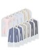 YYDSLEE Garment Bags for Hanging Clothes, 12 Pack Lightweight Suit Bags Clothes Bags Cover PEVA Breathable Clothes Protectors Coat Covers for Closet with Zipper Clothing Bags, 24" x 40