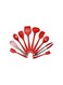 TIME 10-Piece Cooking Utensils Red