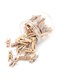 Walfront 50 Pcs Wooden 35 * 7mm Paper Clips with Pin Wood Clips Craft Decoration Pegs for Photo Wall Craft Clips Clothes