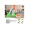 Rotary Vegetable Grater and Slicer &ndash; Manual Drum Cutter with Handle, Stainless Steel Blades