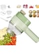 in 1 Portable Electric Vegetable Cutter Set,Gatling Vegetable Chopper Mini Wireless Food Processor,Garlic Chili Onion Celery Ginger Meat Garlic Chopper with Brush