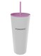 Stainless Steel 710ml Double Wall Tumbler / Leak-Proof Design / High-Capacity Design / ECO-Friendly Material - White