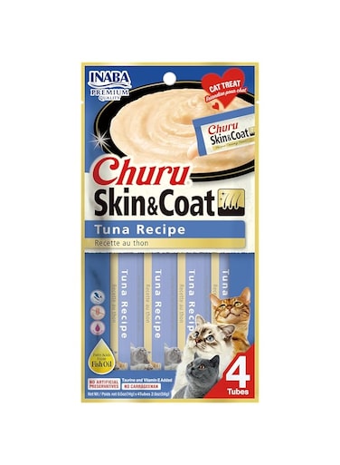 Inaba Churu Skin and Coat Tuna - 56g