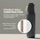 LocknLock 470ml Stainless Steel Metro Double Tumbler &ndash; Stylish Pink Travel Mug with Handy Strap
